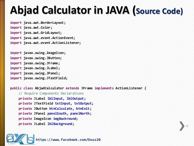 java sample source code