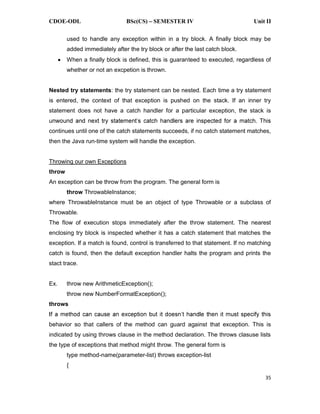 Programming in Java Unit 1 lesson Notes for Java | PDF