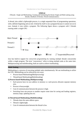 Java unit 12 | PDF