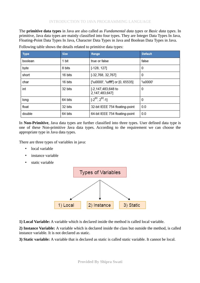 Java unit 2 | PDF