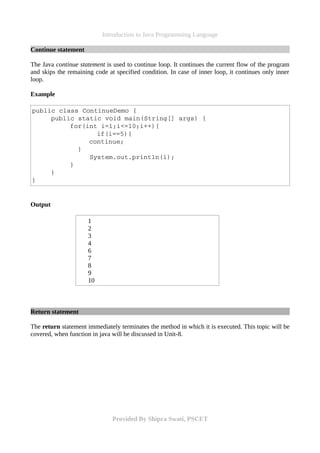 Java unit 3 | PDF