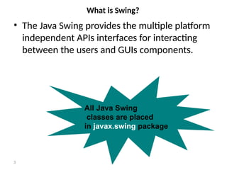 Java_unit_1_AWTvsSwing.pptxn k , jlnninikkn | PPT