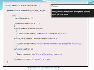 Ms. Sushma Malik, Assistant Professor (IINTM)
 