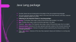 Java Unit 2(Part 1) | PPT
