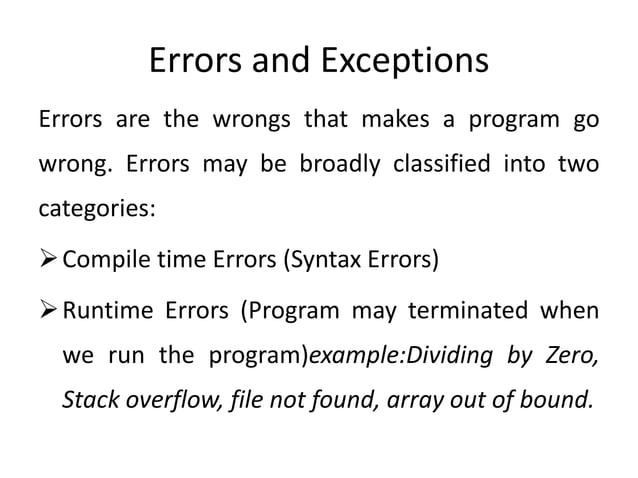 Java_Unit_3_Exceptions.pptx | Free Download