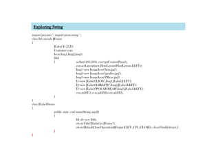 JAVA UNIT 5.pptx jejsjdkkdkdkjjndjfjfkfjfnfn | PPTX