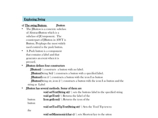 JAVA UNIT 5.pptx jejsjdkkdkdkjjndjfjfkfjfnfn | PPTX