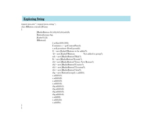 JAVA UNIT 5.pptx jejsjdkkdkdkjjndjfjfkfjfnfn | PPTX