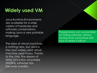 Java Virtual Machine | PPTX | Programming Languages | Computing
