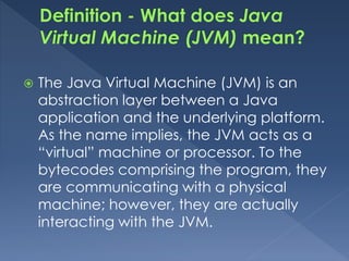 Java Virtual Machine | PPT
