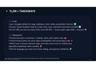 ☕🎸 JAVA VS GROOVY: 10 JVM FEATURES IN CODE | PDF