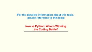 Java vs Python: Who is Winning the Coding Battle? | PPT