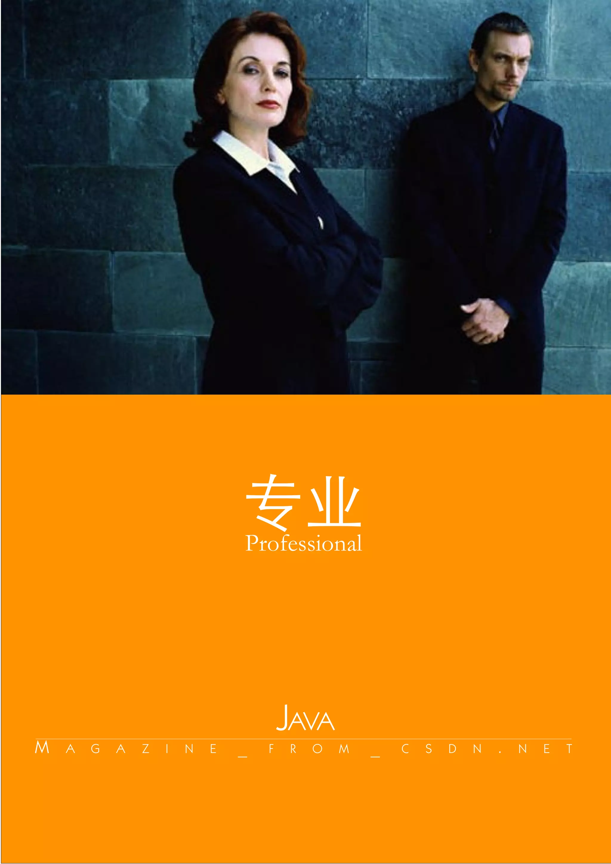 专业
                                Professional




                                        JAVA
M   A   G   A   Z   I   N   E   _   F   R   O   M   _   C   S   D   N   .   N   E   T
 
