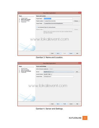 Java web application 2 - membuat template web | PDF