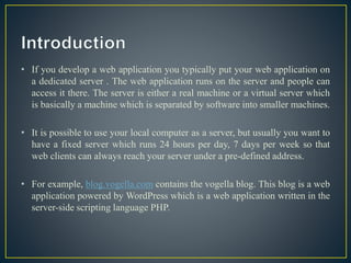 Java web application development | PPT