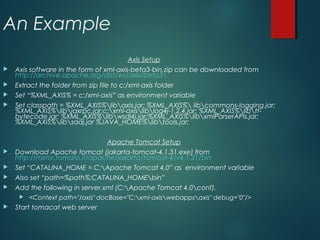 Axes Axis Java Java web services | PPT