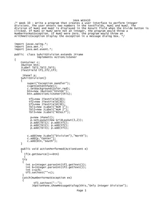 Java Week10 Notepad | PDF