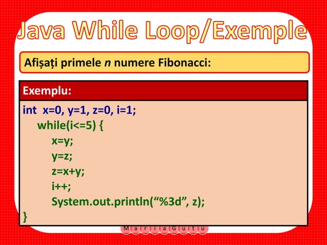 Java While Loop | PPSX