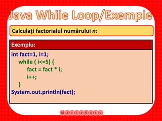 Java While Loop | PPT