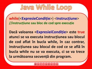 Java While Loop | PPSX