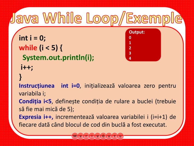 Java While Loop | PPSX
