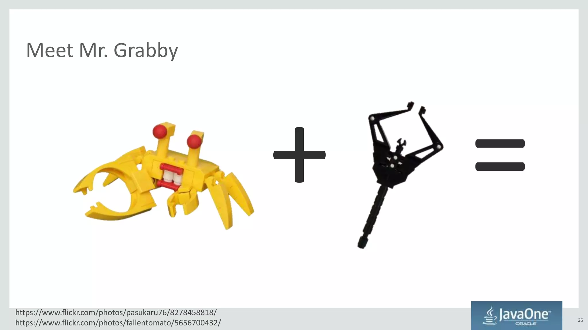 Meet Mr. Grabby
25
https://www.flickr.com/photos/pasukaru76/8278458818/
https://www.flickr.com/photos/fallentomato/5656700432/
+ =
 