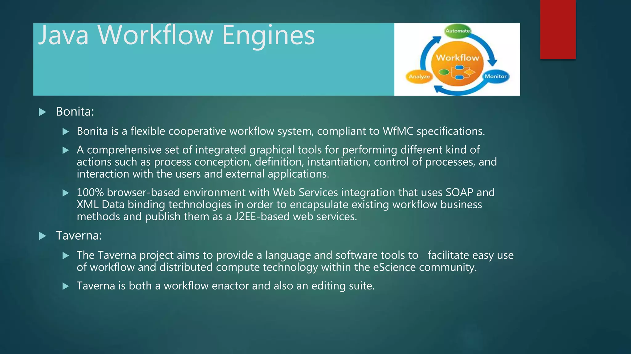 Java workflow engines ppt