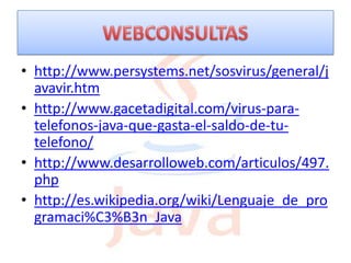 Virus Java | PPTX