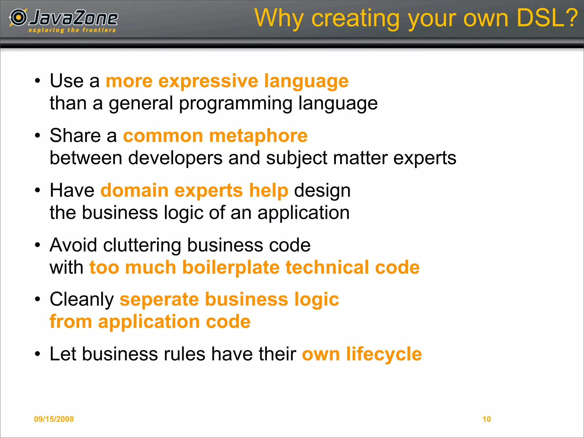 Writing Domain-Specific Languages in Groovy
