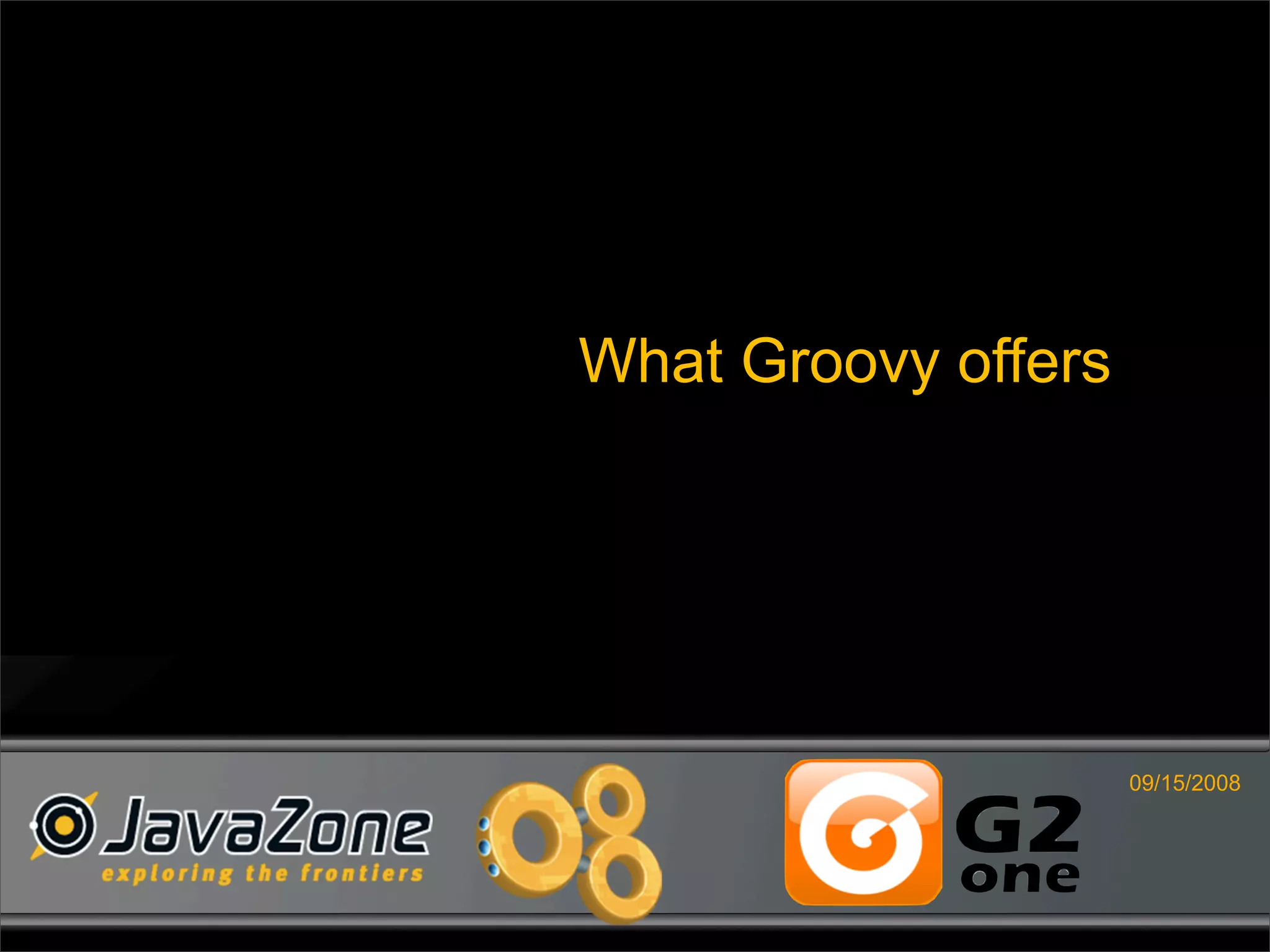 Writing Domain-Specific Languages in Groovy