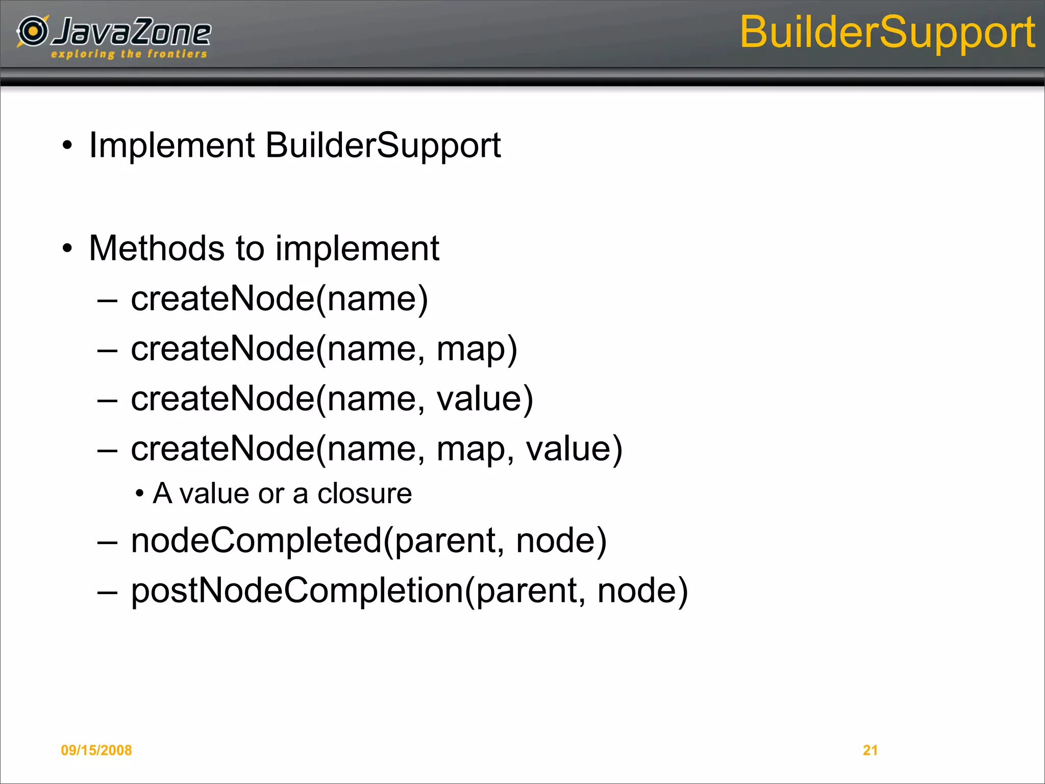 Writing Domain-Specific Languages in Groovy