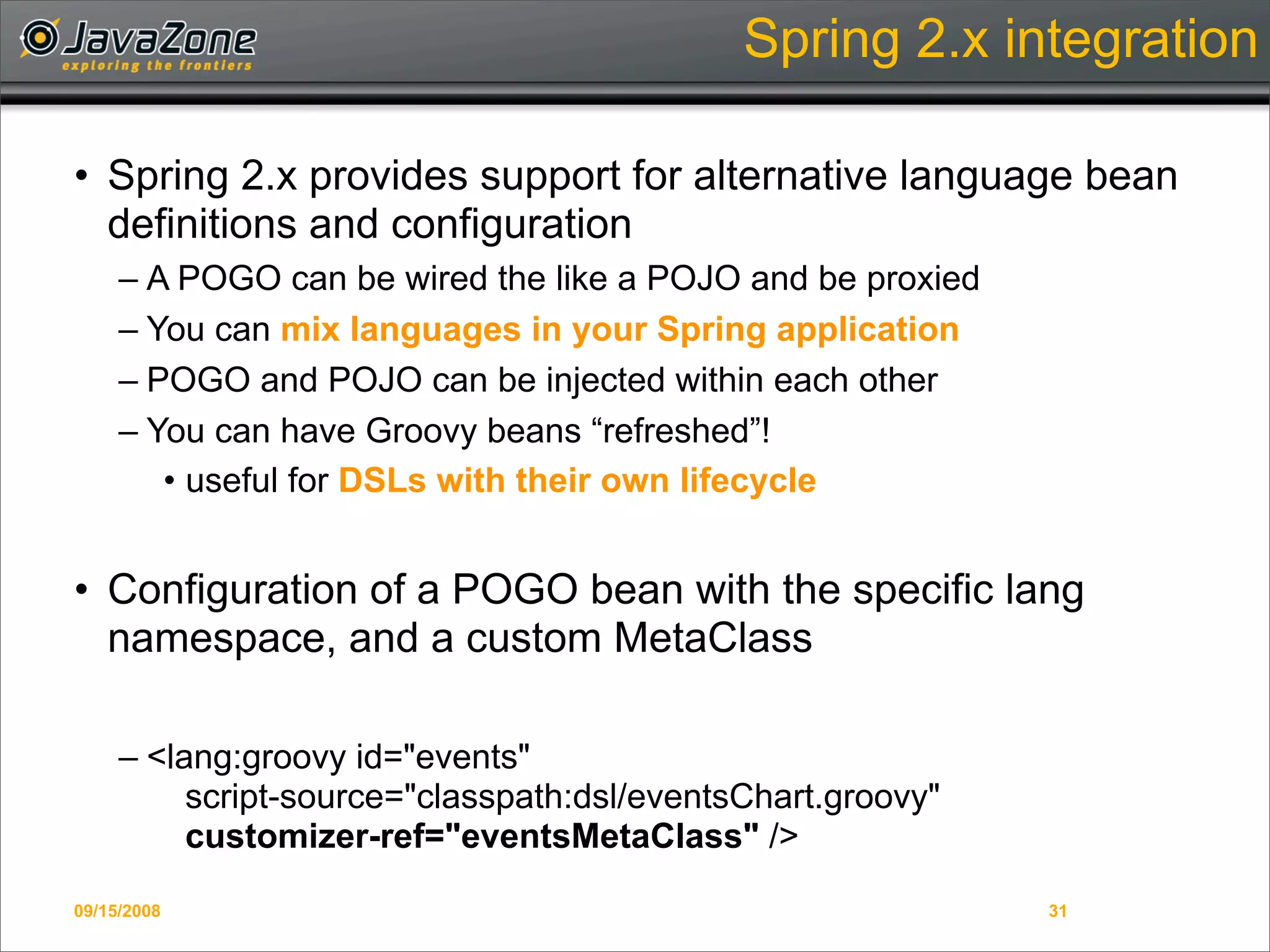 Writing Domain-Specific Languages in Groovy