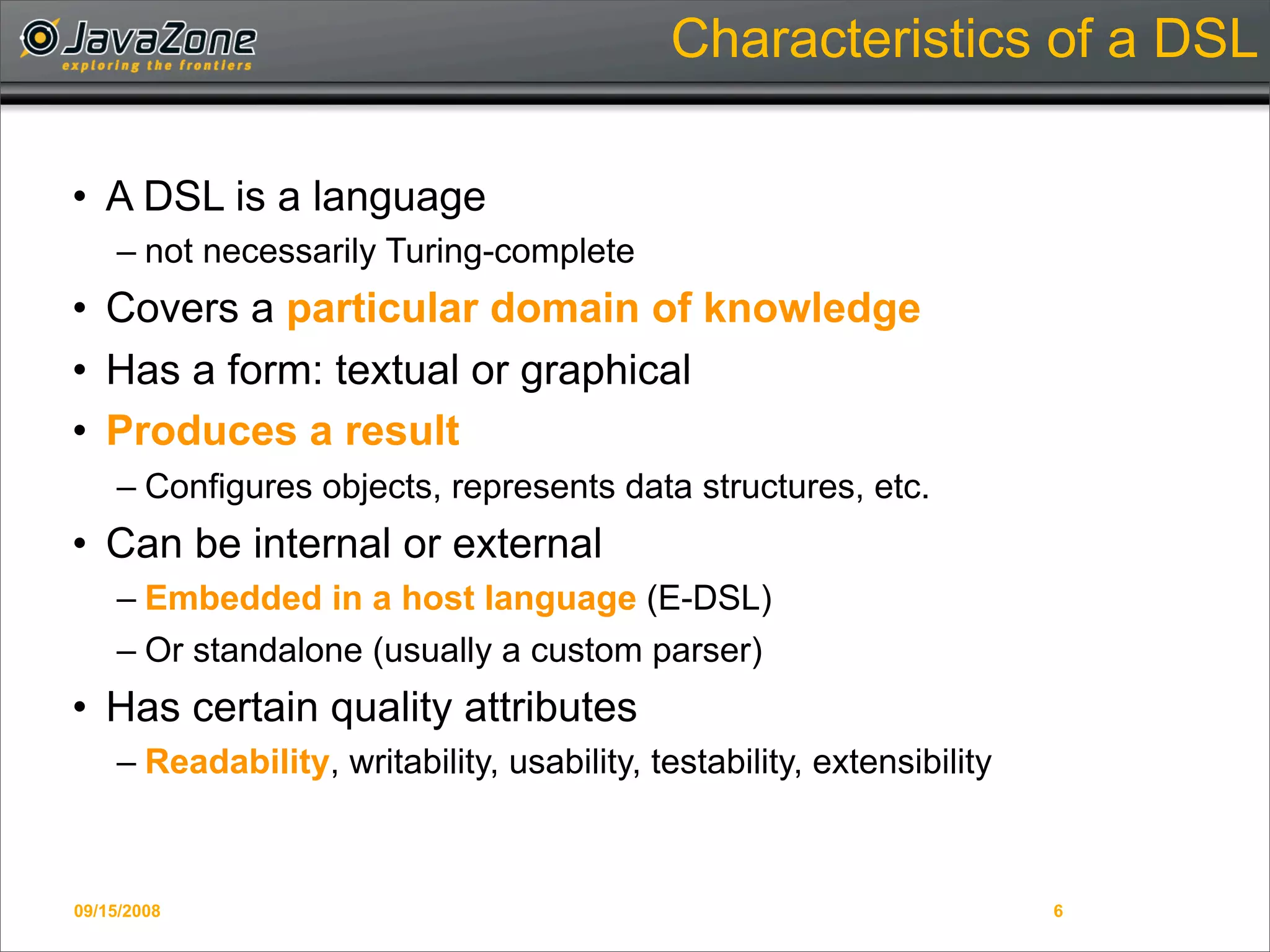 Writing Domain-Specific Languages in Groovy