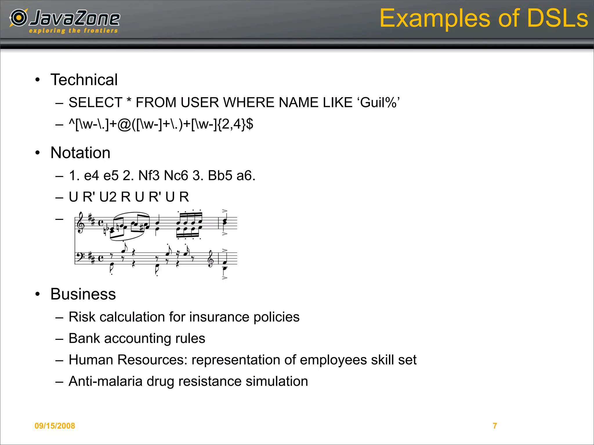 Writing Domain-Specific Languages in Groovy