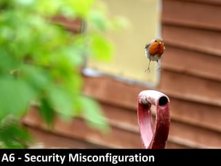A6 - Security Misconfiguration
 