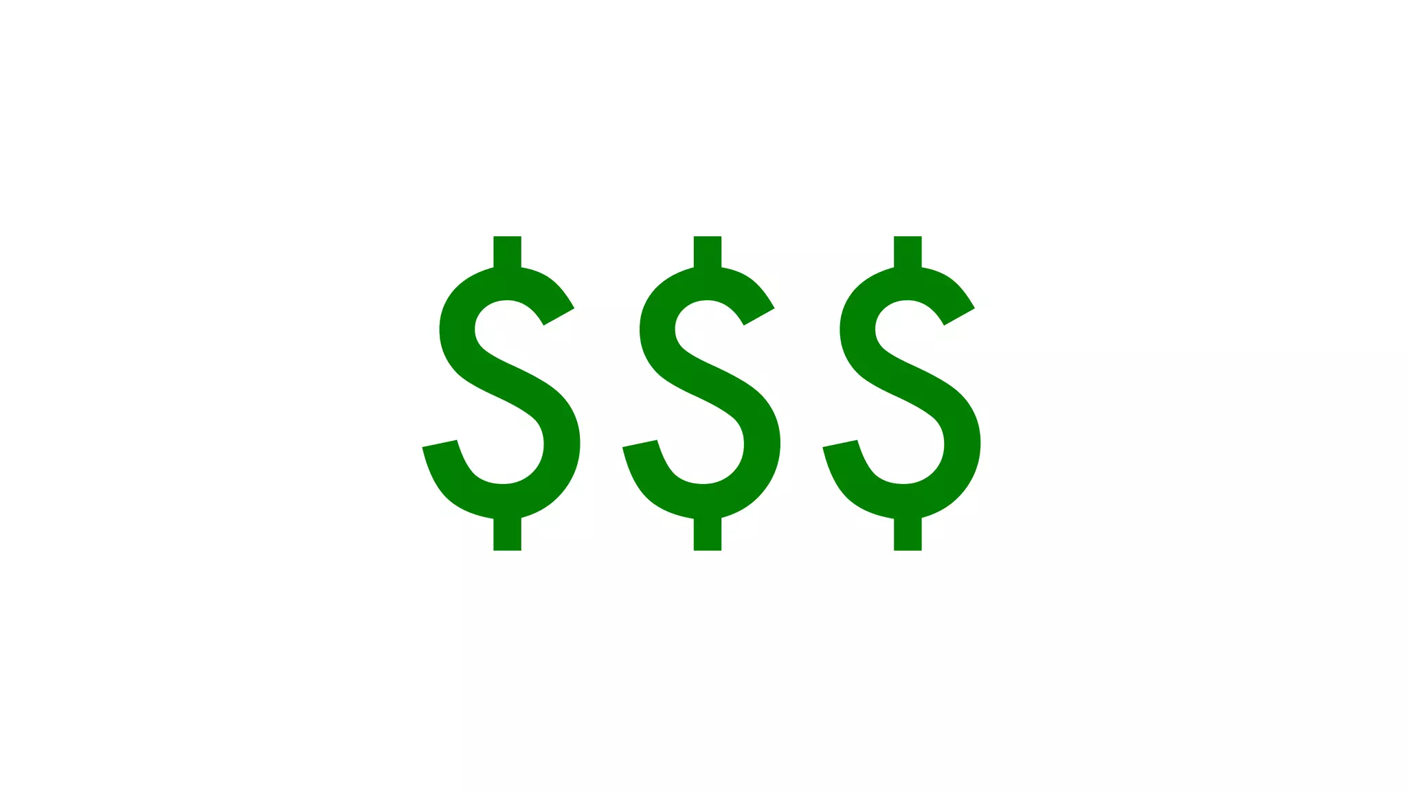 $$$ 
 