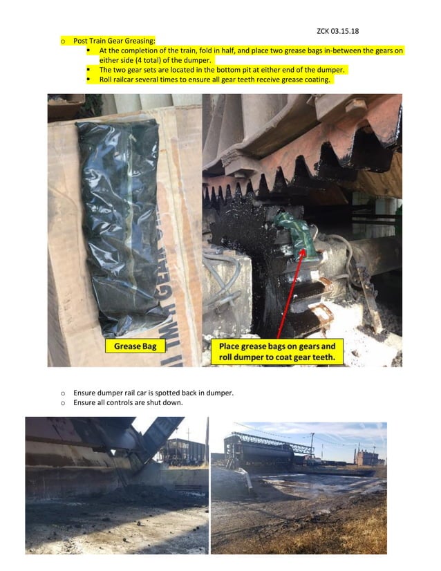 SOP Javelin Coal Car Dumper Operations PDF