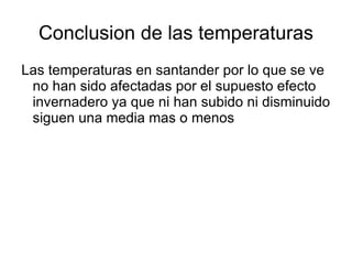 Esta es la grafica de las temperaturas  