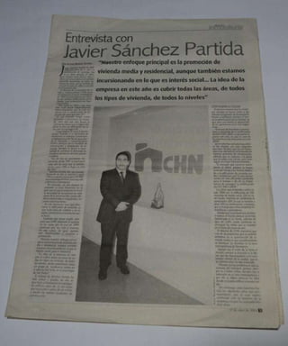Entrevista a Javier Sánchez Partida de CHN