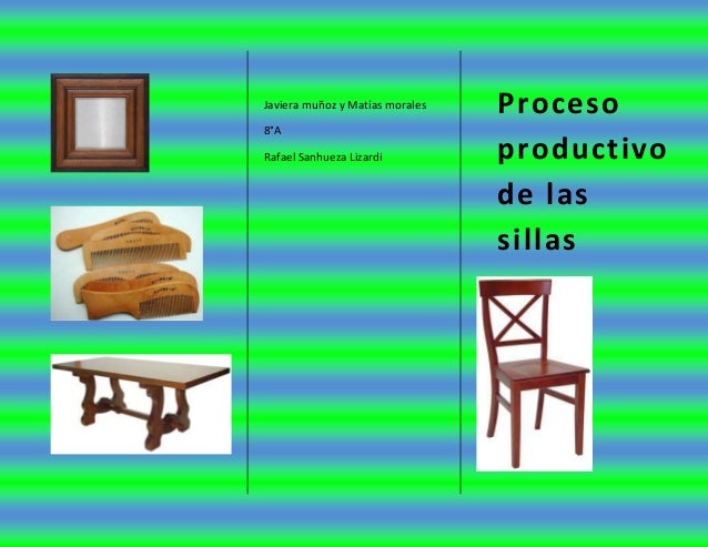 triptico silla de madera