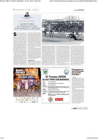 Kiosko y Más - El Diario Montañés - 16 oct. 2014 - Page #62 http://lector.kioskoymas.com/epaper/services/OnlinePrintHandler.ashx?... 
1 de 1 16/10/2014 8:53 

