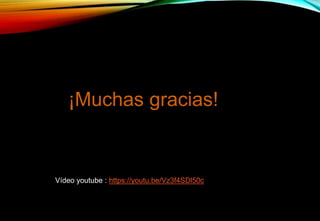 ¡Muchas gracias!
Vídeo youtube : https://youtu.be/Vz3f4SDl50c