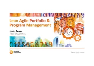 Lean Agile Portfolio &
Program Management
Javier Ferrer
Head of Agile CoE
 