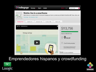 Emprendedores hispanos y crowdfunding

 
