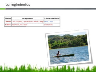 corregimientos
 
