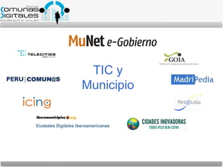 TIC y
Municipio
 