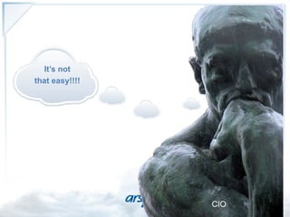 It’s not
that easy!!!!




                CIO
 