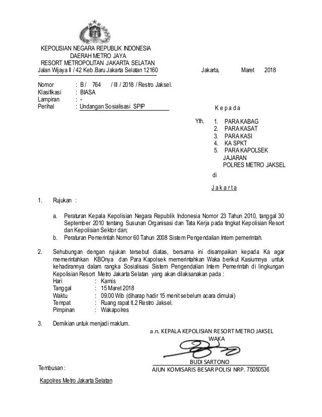 Contoh Surat Kehilangan Id Card