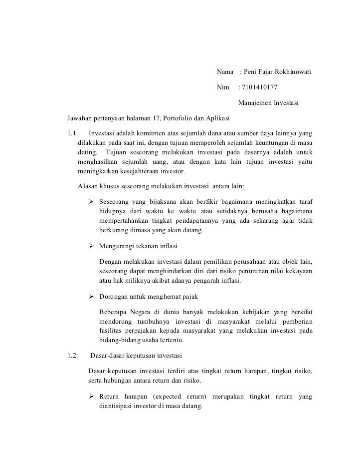 Jawaban Manivest Bab 1