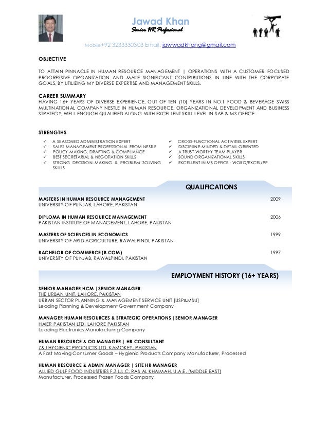 jawad khan cv pakistan cv ms office